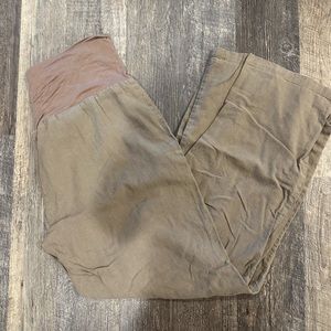 Linen Stretchy Waist Pant